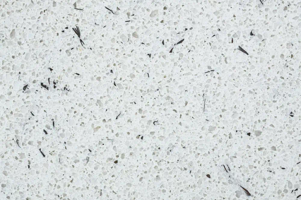 Quartz surface for kitchen white countertop. High resolution texture and pattern.